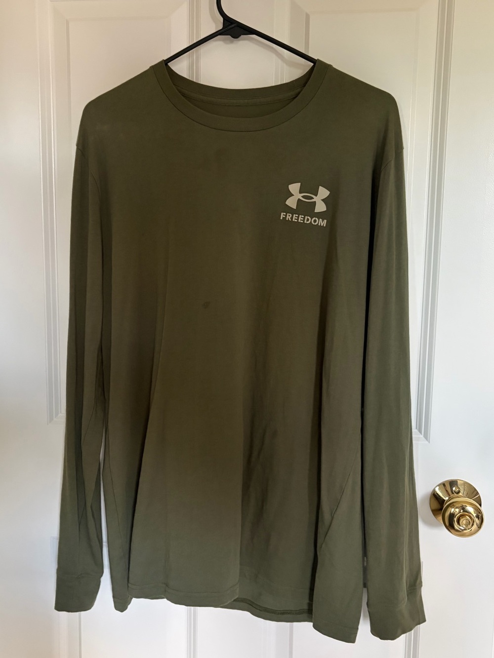 LG Men’s Long Sleeve Freedom Logo Tee - Olive Green